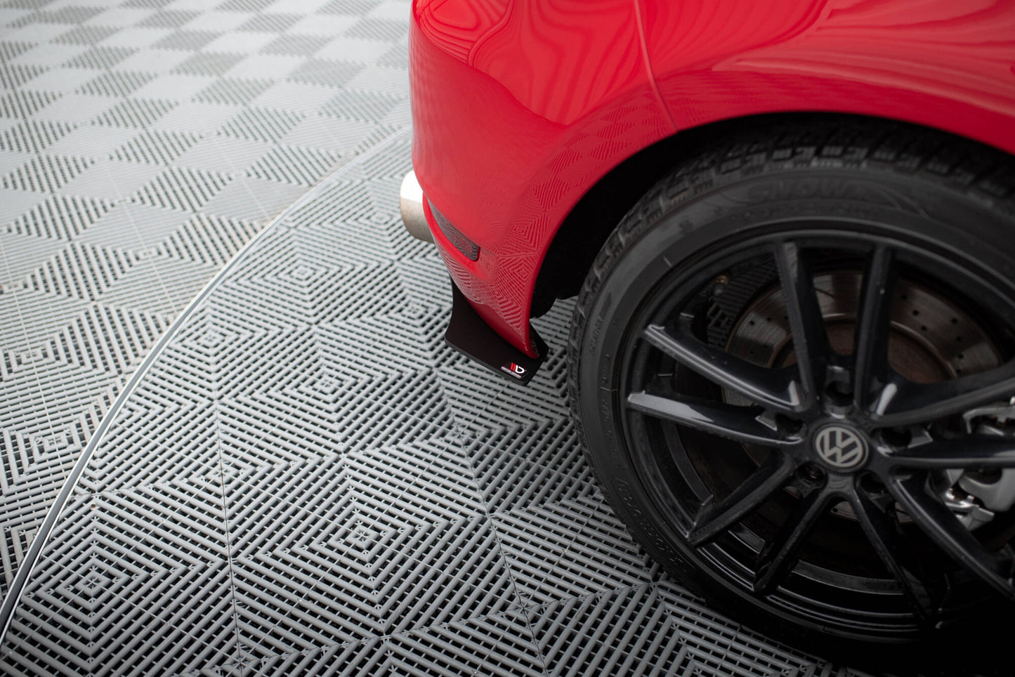 VW GOLF 6 GTI / 35TH Diffusor Heck Ansatz für Heckschürze für & Heck Ansatz Flaps Diffusor für