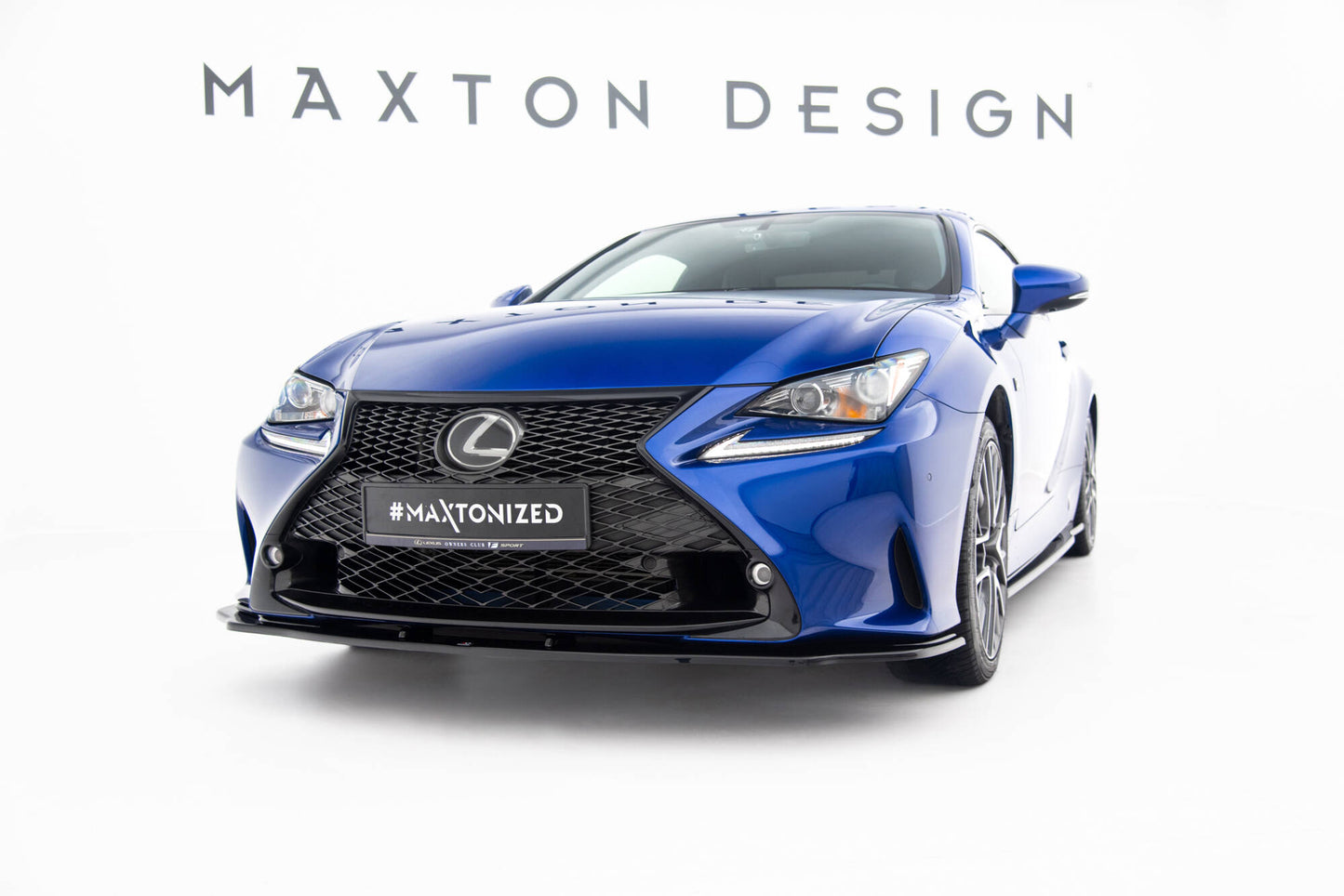 Front Ansatz V.2 für Lexus RC Mk1 schwarz Hochglanz