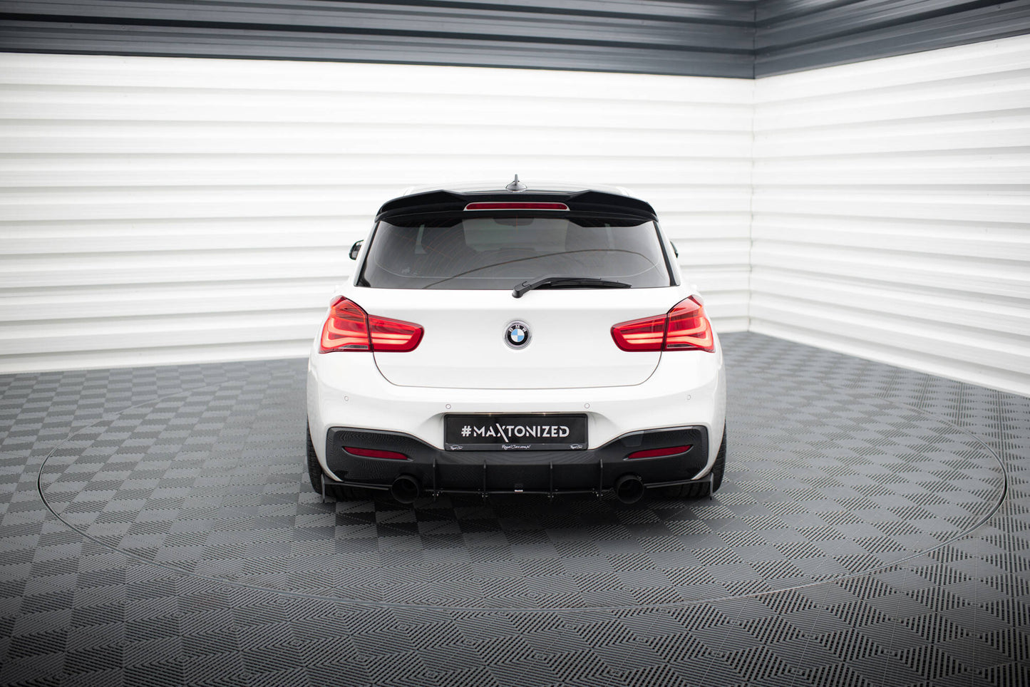 BMW 1er F20/F21 M-POWER FACELIFT - Diffusor Heck Ansatz für Heckschürze V.1 für