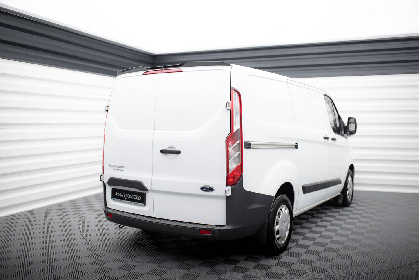 Spoiler CAP für Ford Transit Custom Mk1 schwarz Hochglanz