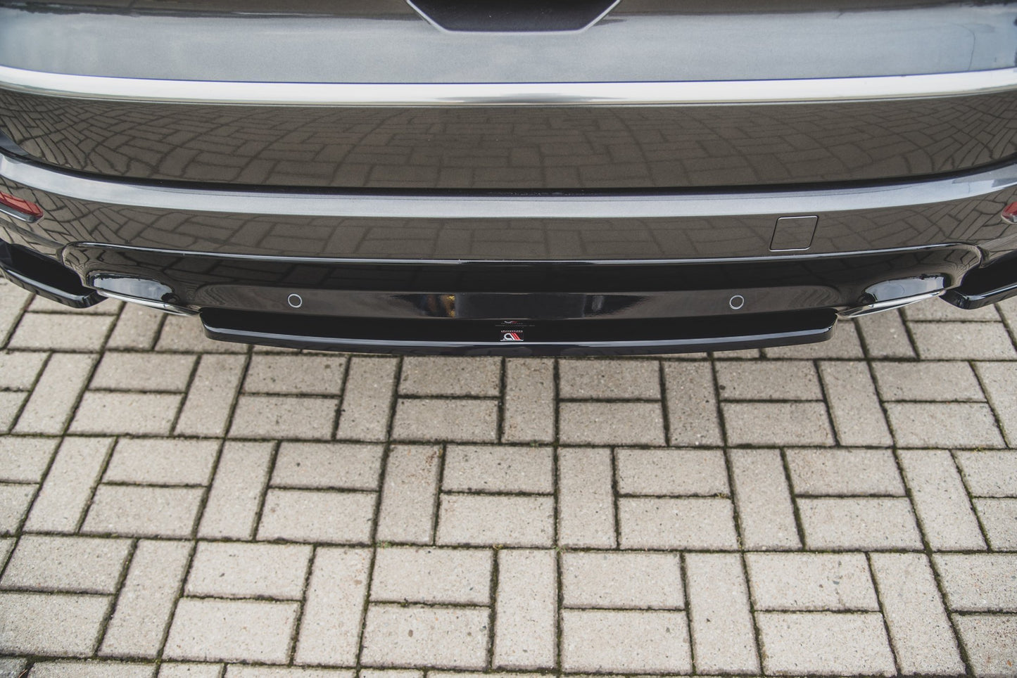 Heckansatz Ford S-Max Vignale Mk2 Facelift schwarz Hochglanz