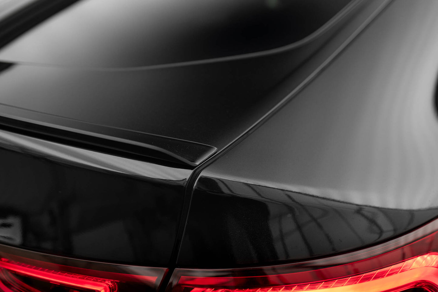 Spoiler CAP für Mercedes-Benz GLE Coupe AMG-Line C167 / C167 Facelift schwarz Hochglanz