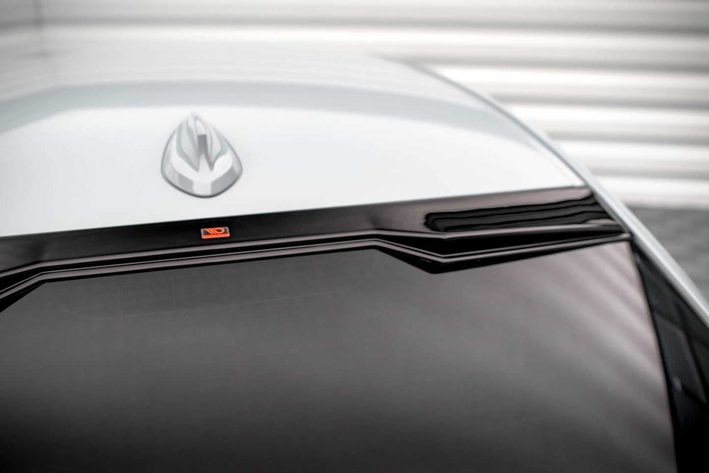 Heckscheiben Spoiler für BMW 2 Coupe G42 / M2 G87 schwarz Hochglanz
