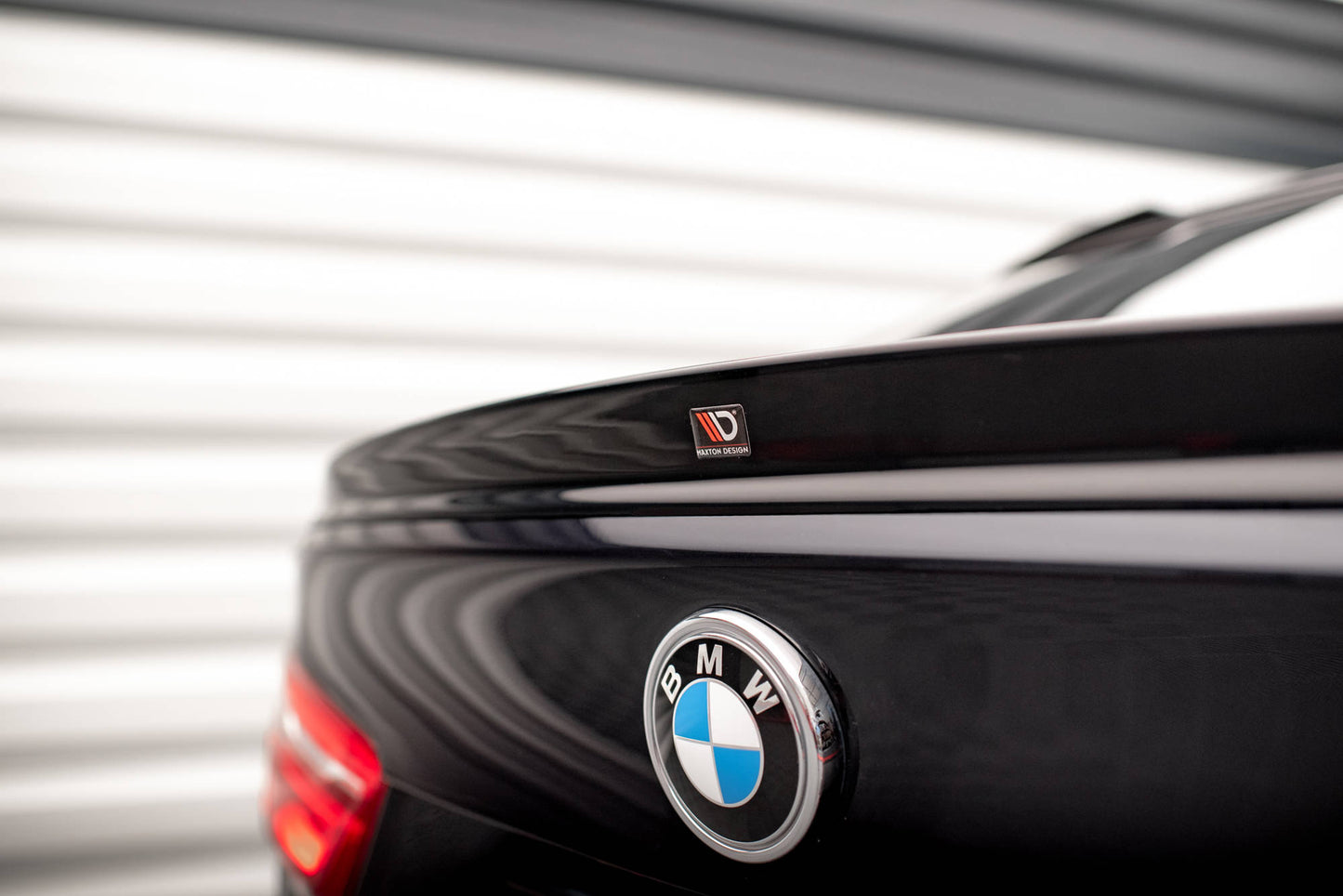3D Spoiler CAP V.2 für BMW X6 F16 M-Paket / X6 M F86 schwarz Hochglanz