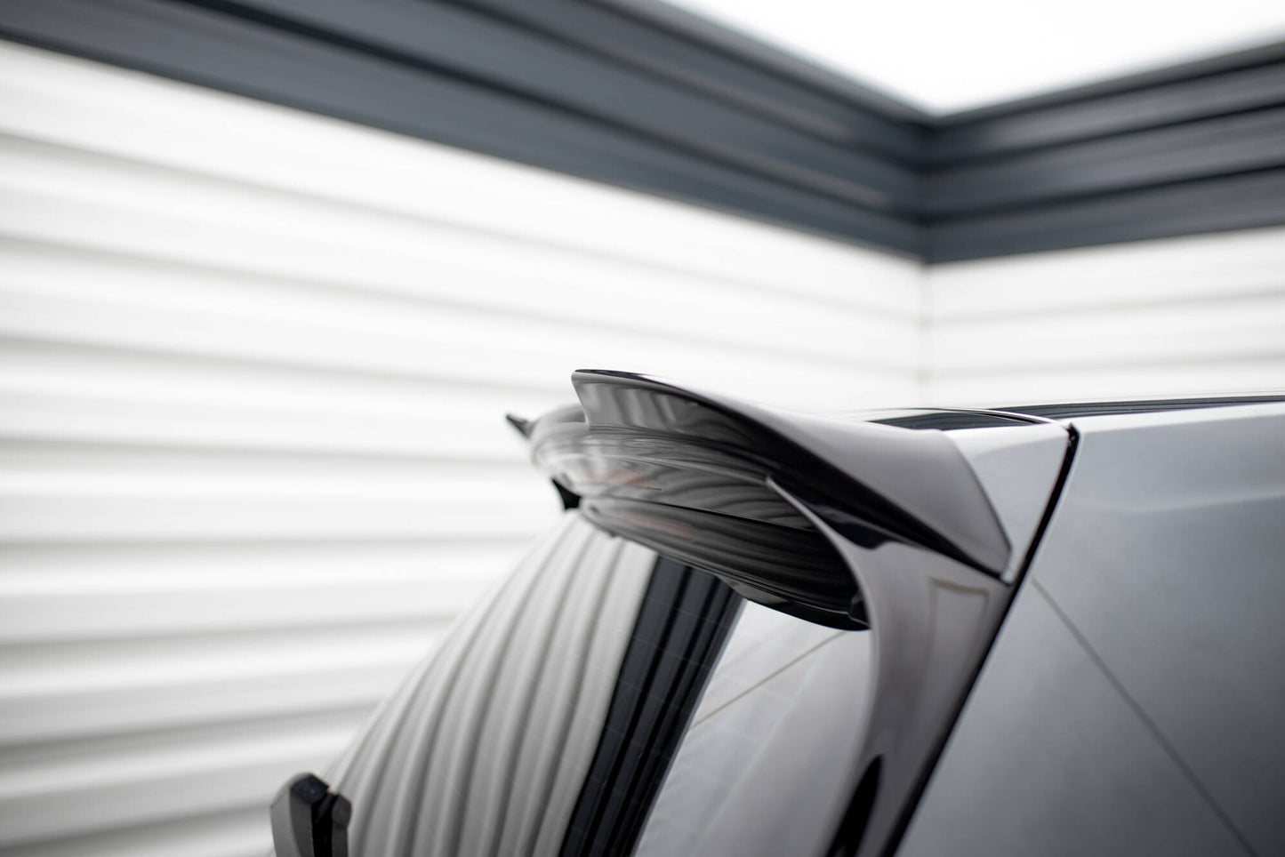 Spoiler CAP 3D für VW Golf R / R-Line / GTI Mk7 schwarz Hochglanz