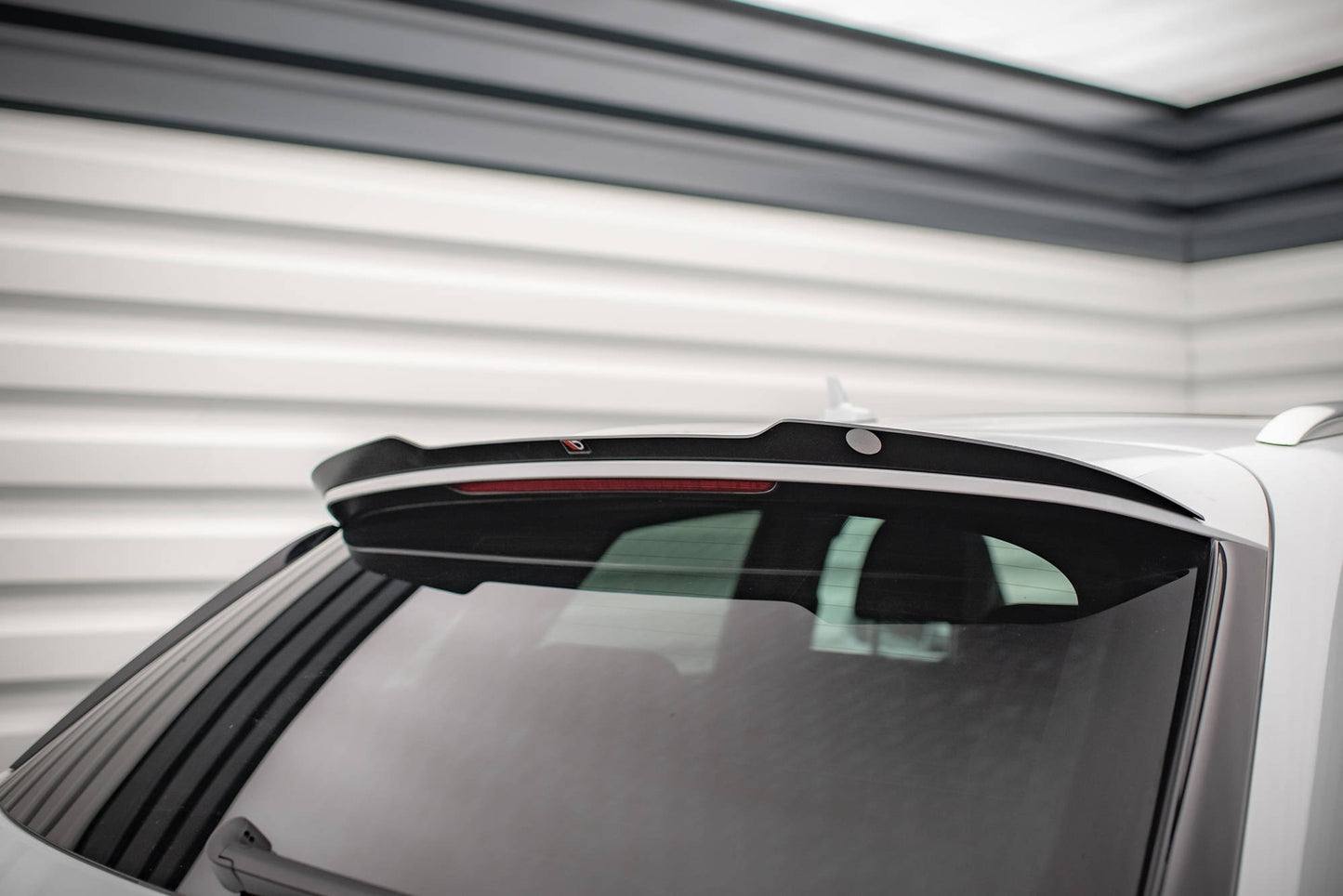 Spoiler CAP für Audi Q3 8U Facelift Carbon Look