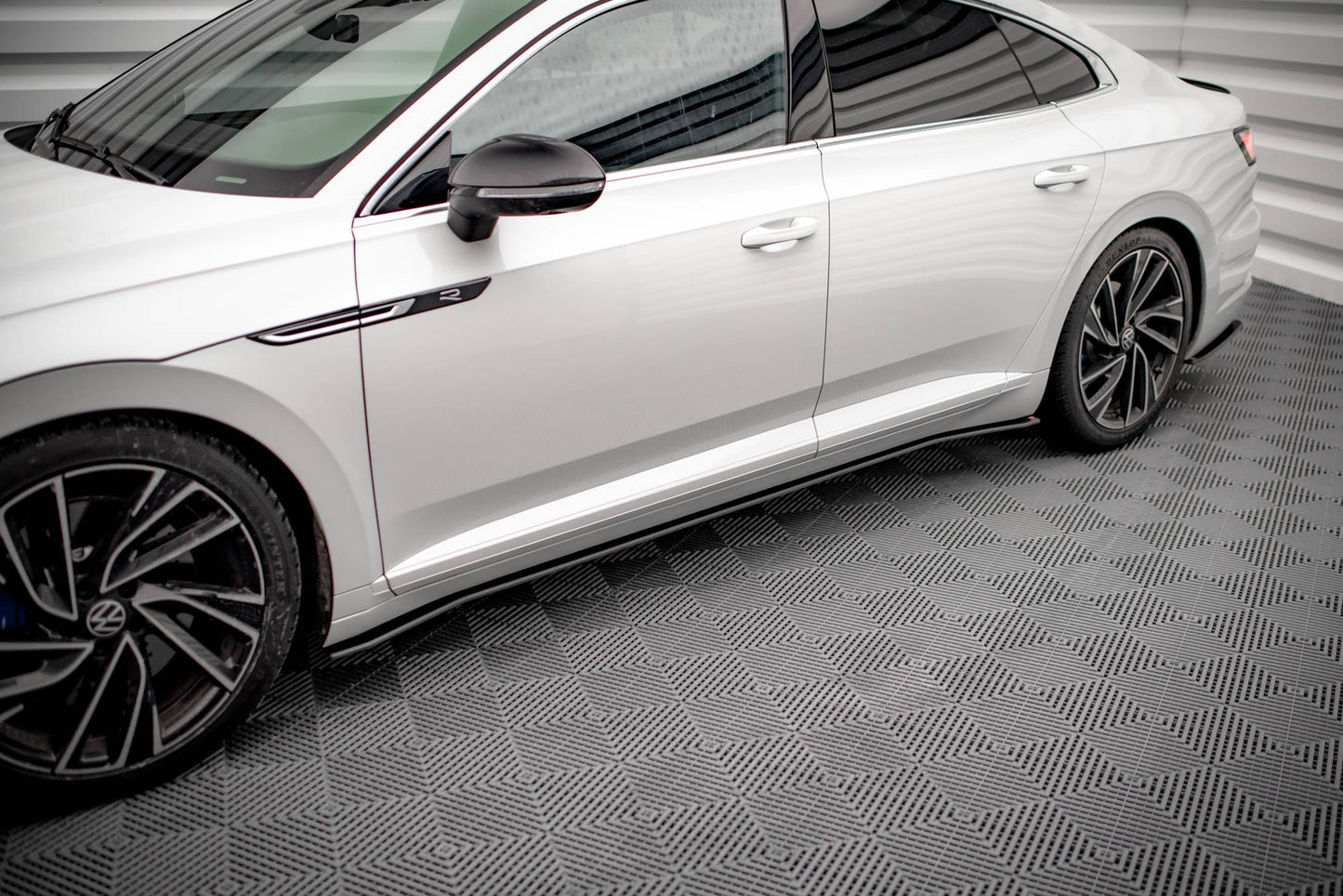 Street Pro Seitenschweller Ansatz für V.2 für Volkswagen Arteon R / R-Line Facelift
