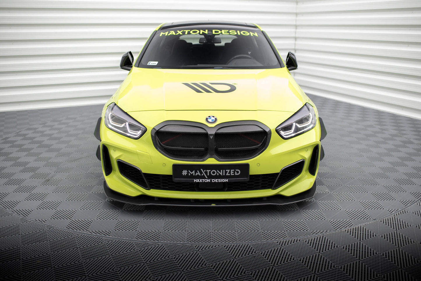 Stoßstangen Flaps Wings vorne Canards für BMW 1er M-Paket / M135i / 128ti F40