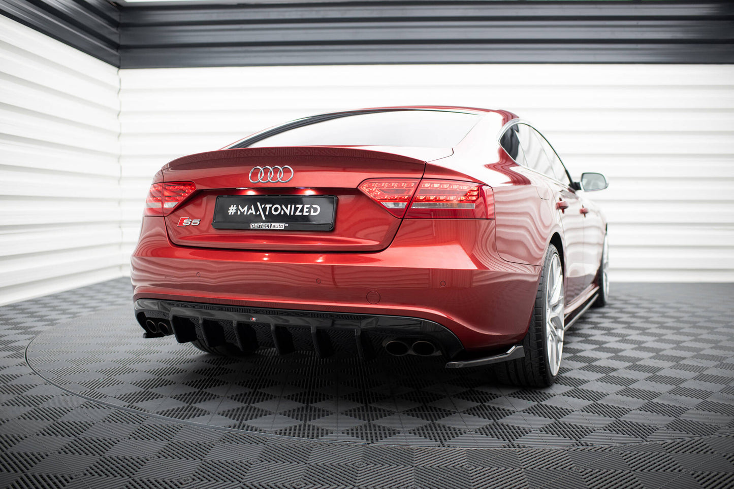 Diffusor Heck Ansatz für Audi S5 Sportback 8T