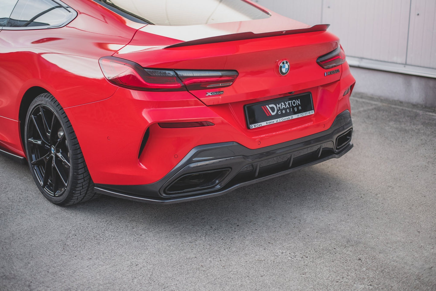 Heckansatz BMW 8 Coupe M-Paket G15 schwarz Hochglanz