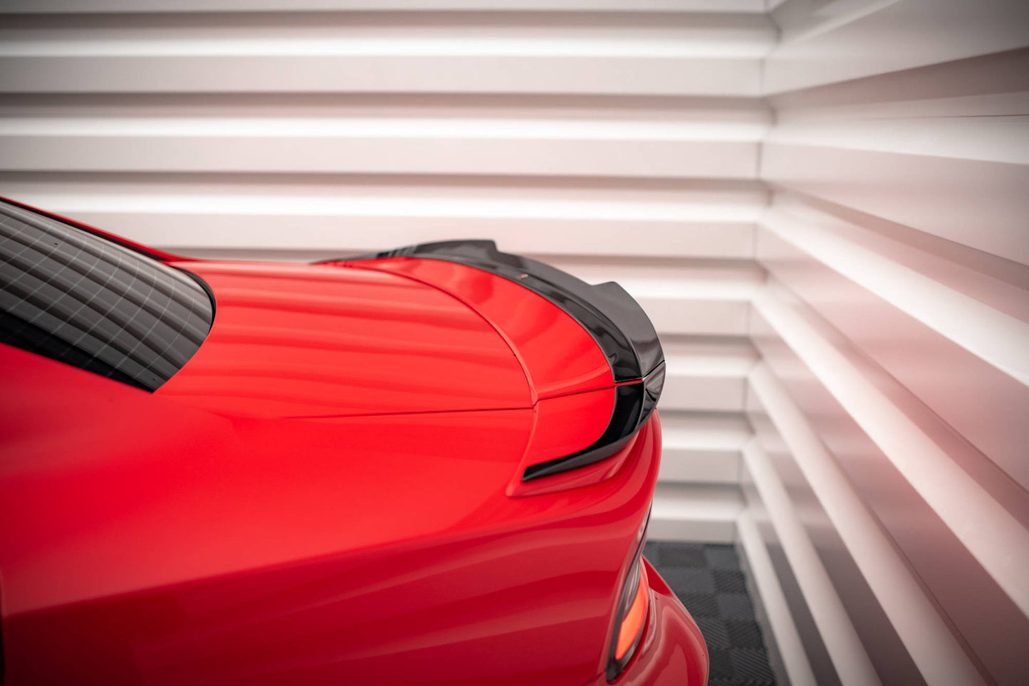 Spoiler CAP für Paket Dodge Charger RT Mk7 Facelift schwarz Hochglanz