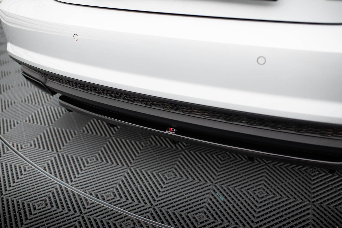 Heckansatz im DTM LOOK Audi A7 S-Line C7 Facelift schwarz Hochglanz