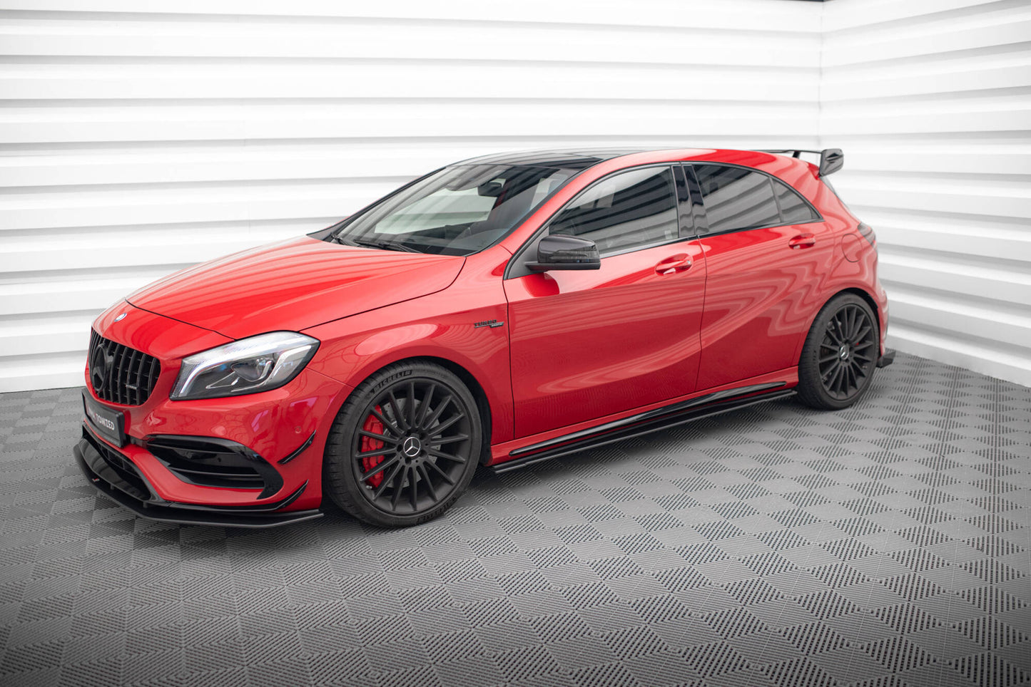 Street Pro Seitenschweller Ansatz für Mercedes-Benz A 45 AMG W176 Facelift