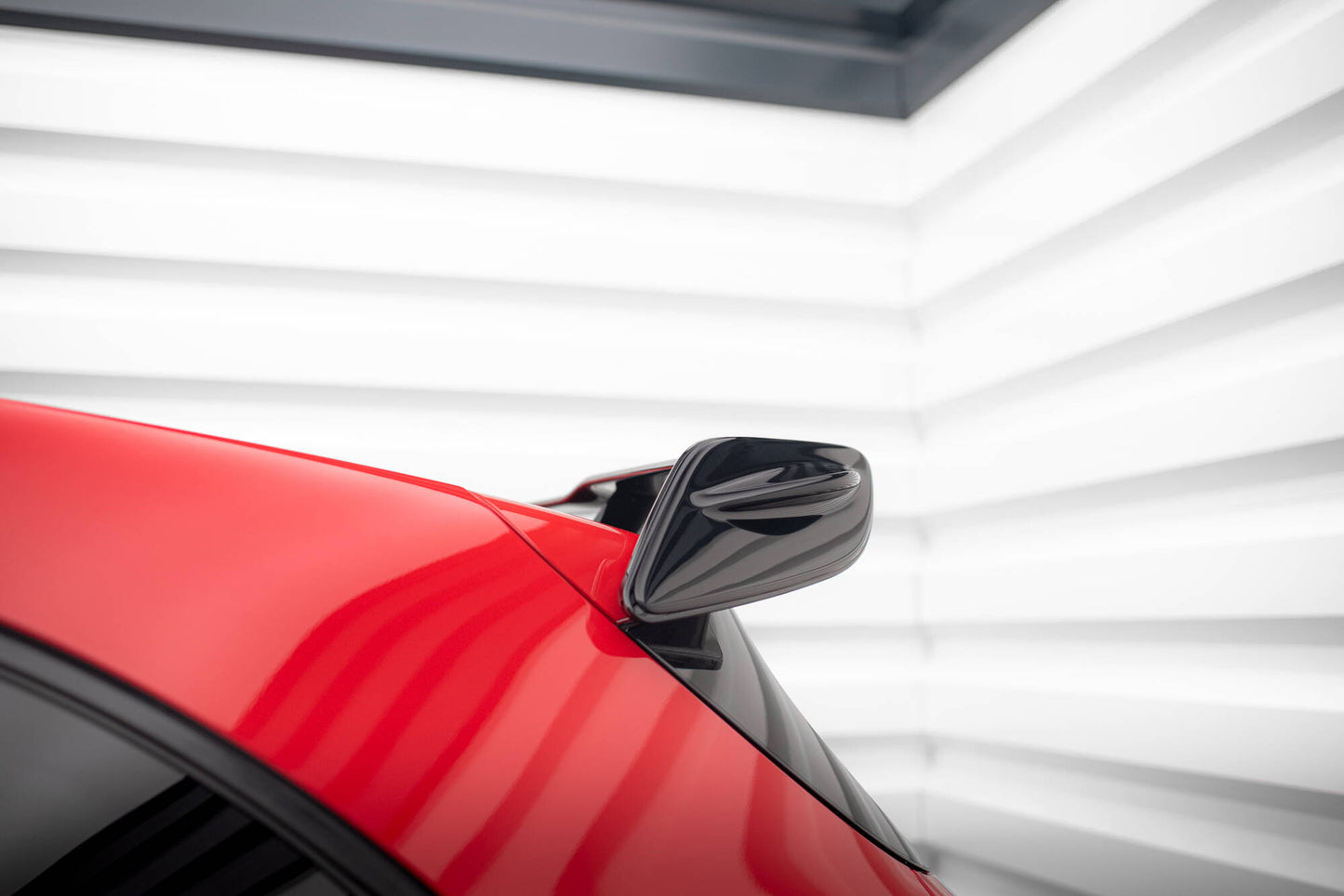 Spoiler Seiten Erweiterung Mercedes A W176 AMG Facelift schwarz Hochglanz