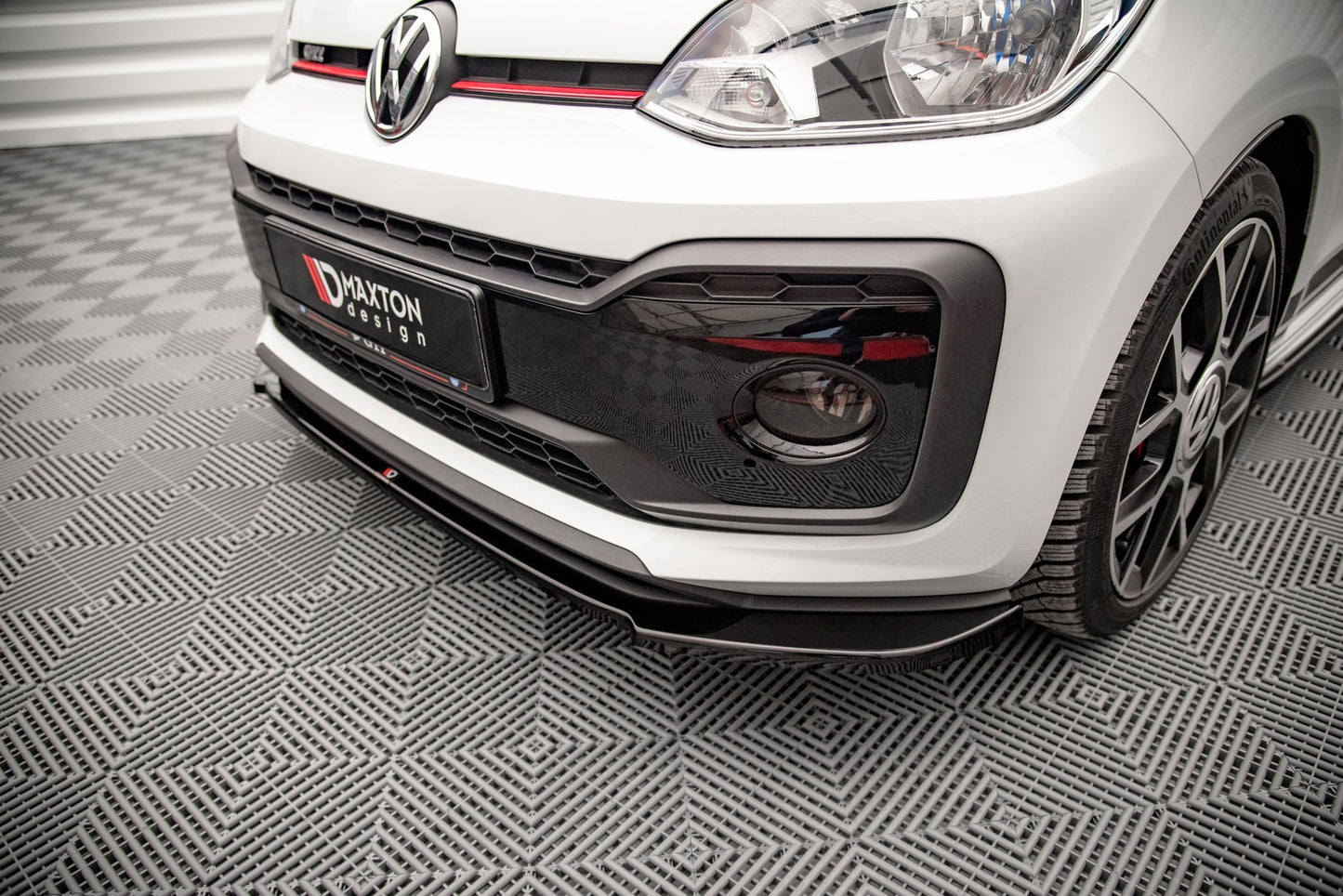 Front Ansatz für VW Up GTI schwarz Hochglanz