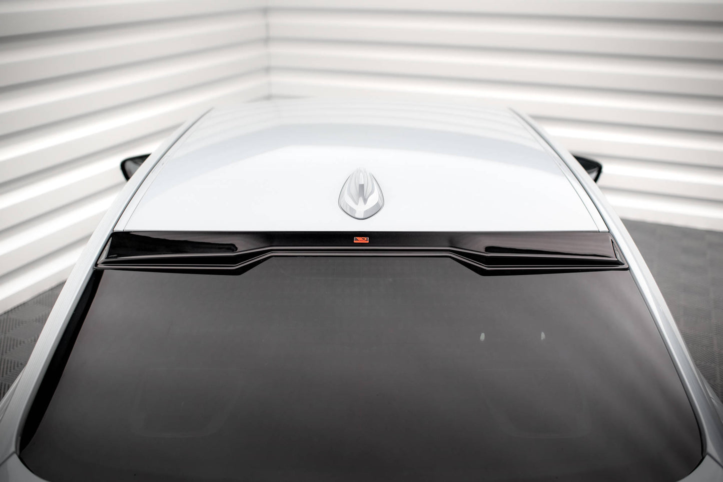 Heckscheiben Spoiler für BMW 2 Coupe G42 / M2 G87 schwarz Hochglanz