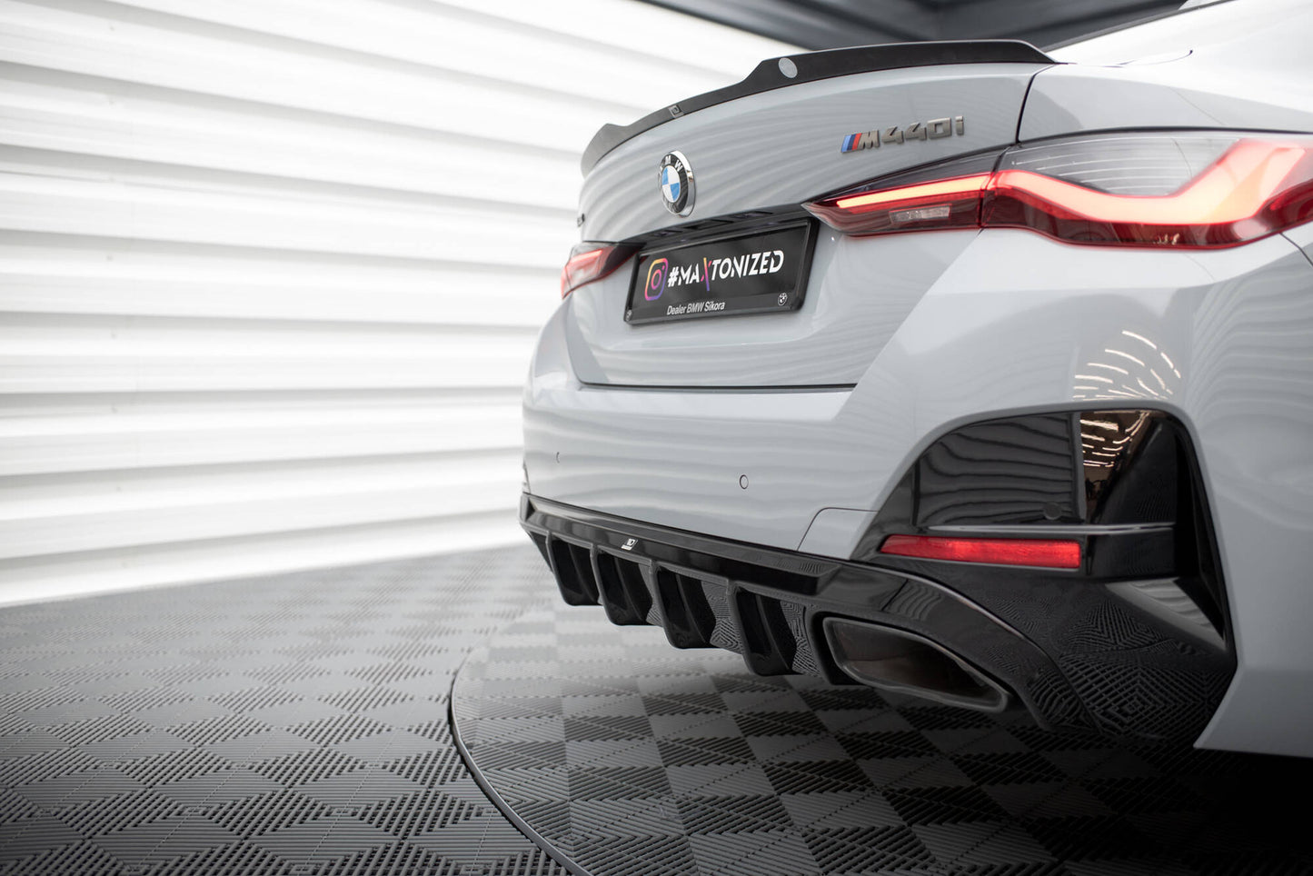 Diffusor Heck Ansatz für BMW M440i Gran Coupe G26