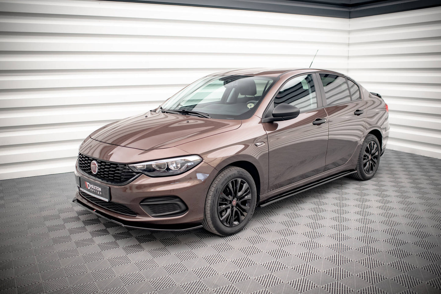 Front Ansatz für Fiat Tipo S-Design schwarz Hochglanz