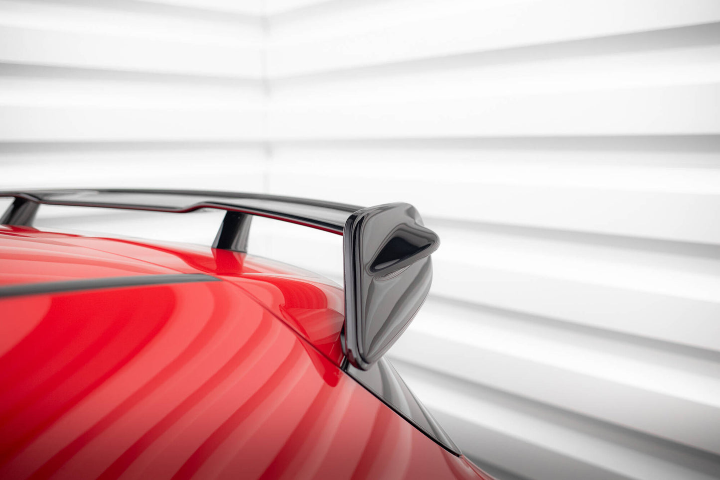 Spoiler Seiten Erweiterung Mercedes A W176 AMG Facelift schwarz Hochglanz