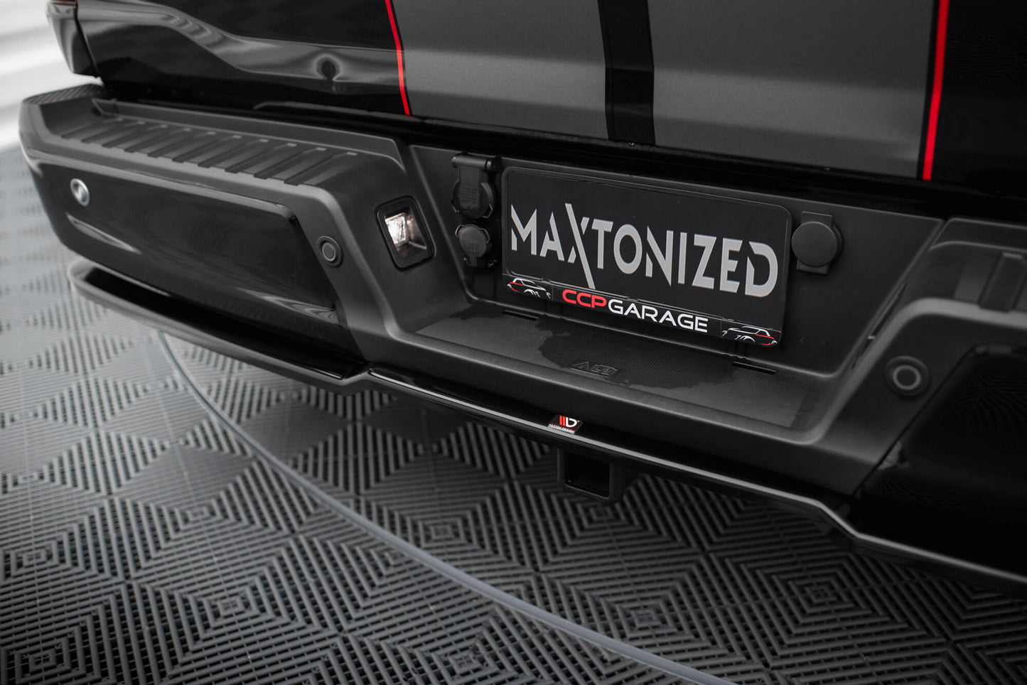 Heckansatz Shelby F150 Super Snake schwarz Hochglanz