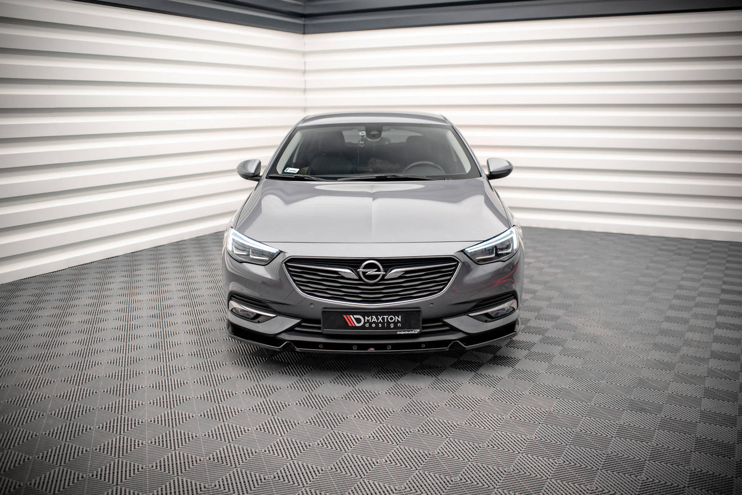 Front Ansatz V.2 für Opel Insignia Mk2 schwarz Hochglanz