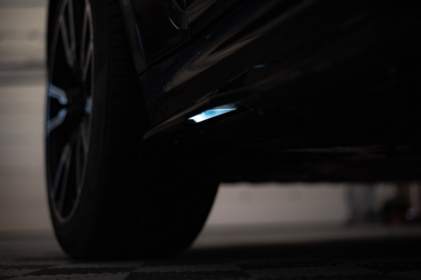 Seitenschweller Ansatz für BMW X7 M-Paket G07 schwarz Hochglanz