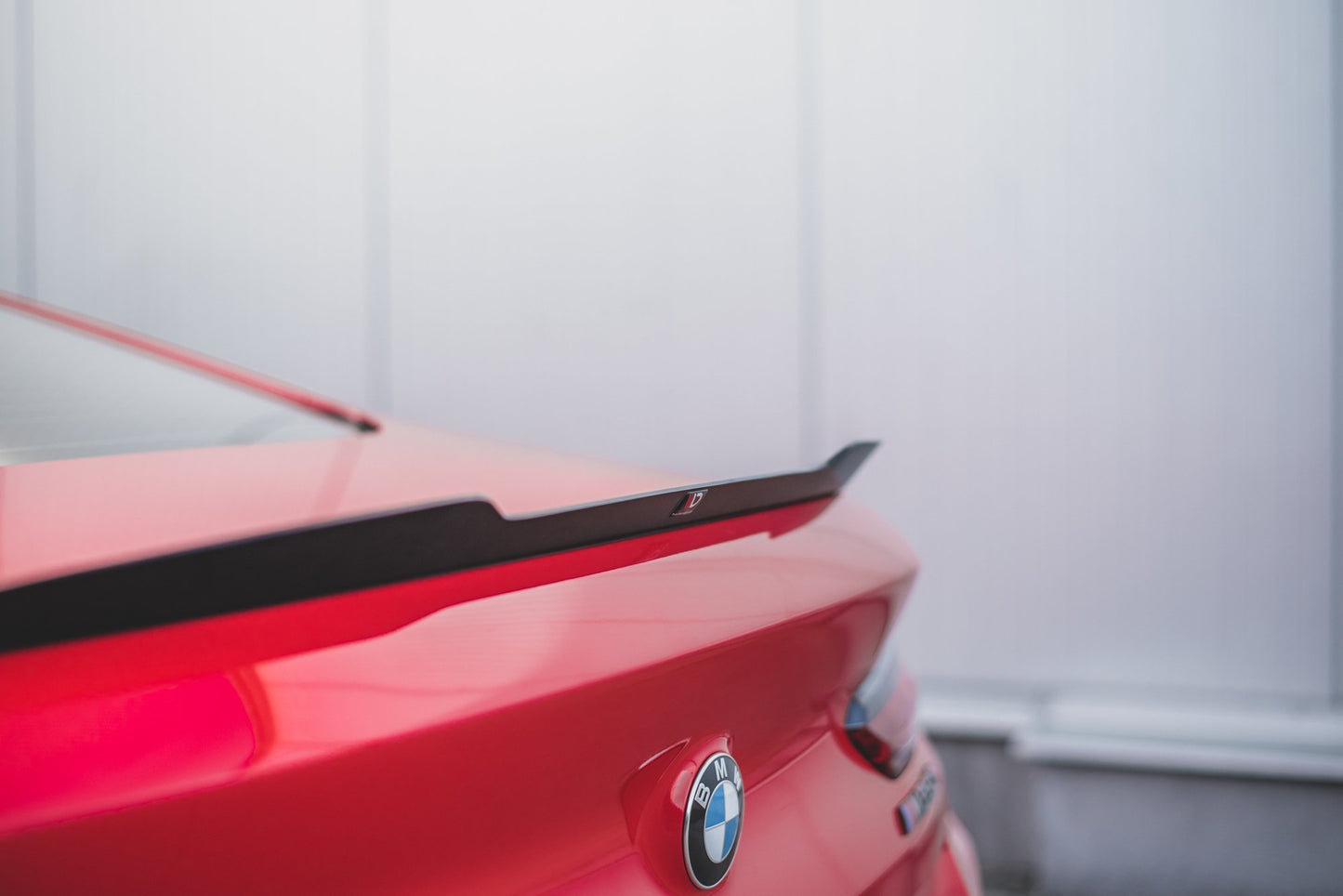 Spoiler CAP für BMW 8 Coupe M-Paket G15 schwarz Hochglanz