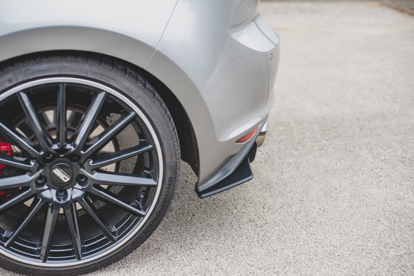 Street Pro Heck Ansatz Flaps Diffusor für L + R V.1 VW Golf 7 GTI