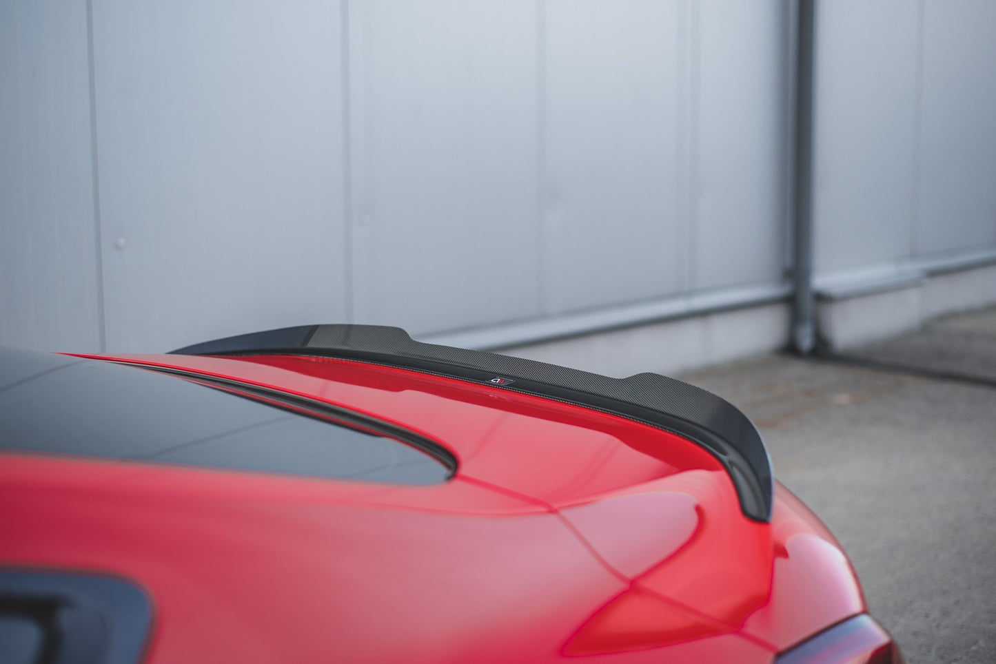 Spoiler CAP für BMW 8 Coupe M-Paket G15 schwarz Hochglanz