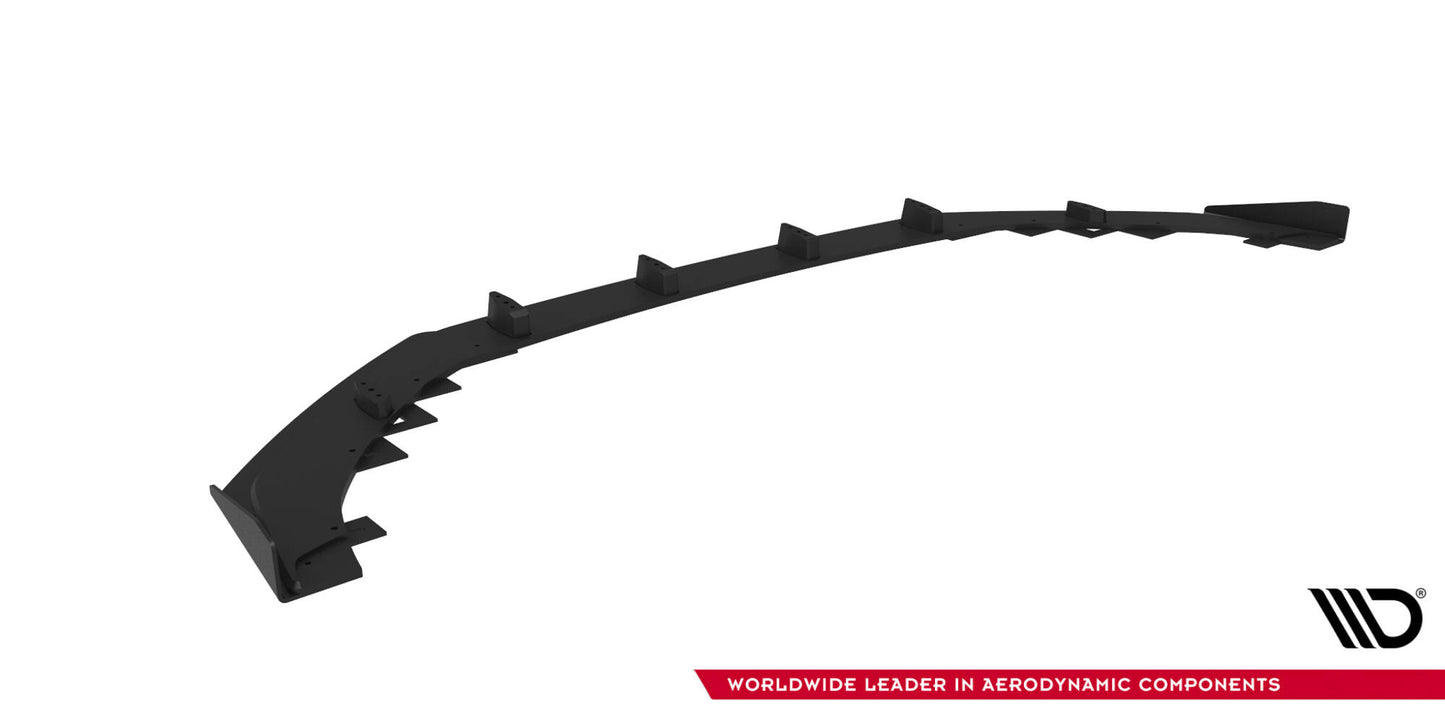 Street Pro Front Ansatz + Flaps für Audi RS5 Coupe / Sportback F5 schwarz Hochglanz