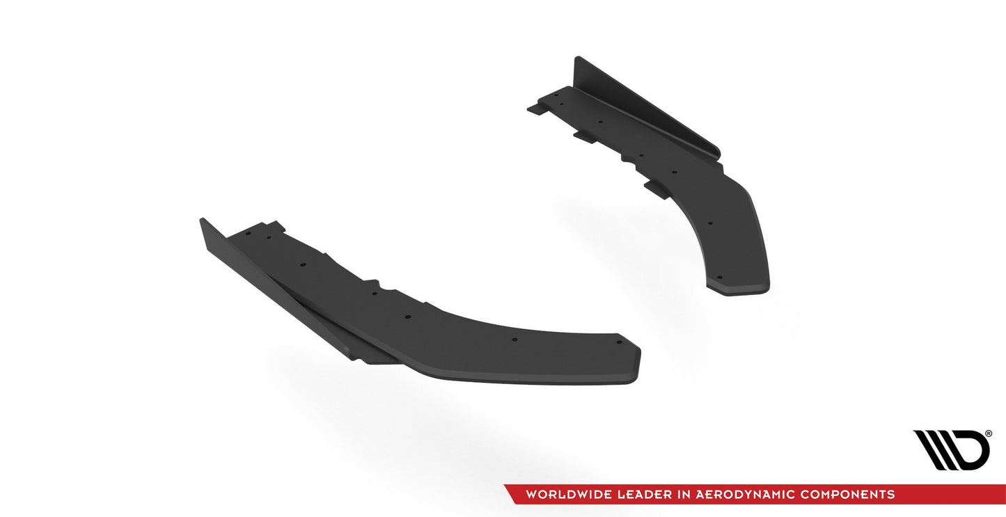 Street Pro Heck Ansatz Flaps Diffusor + Flaps für BMW 4er M-Paket G22 / G23 / G22 Facelift / G23 Facelift schwarz Hochglanz
