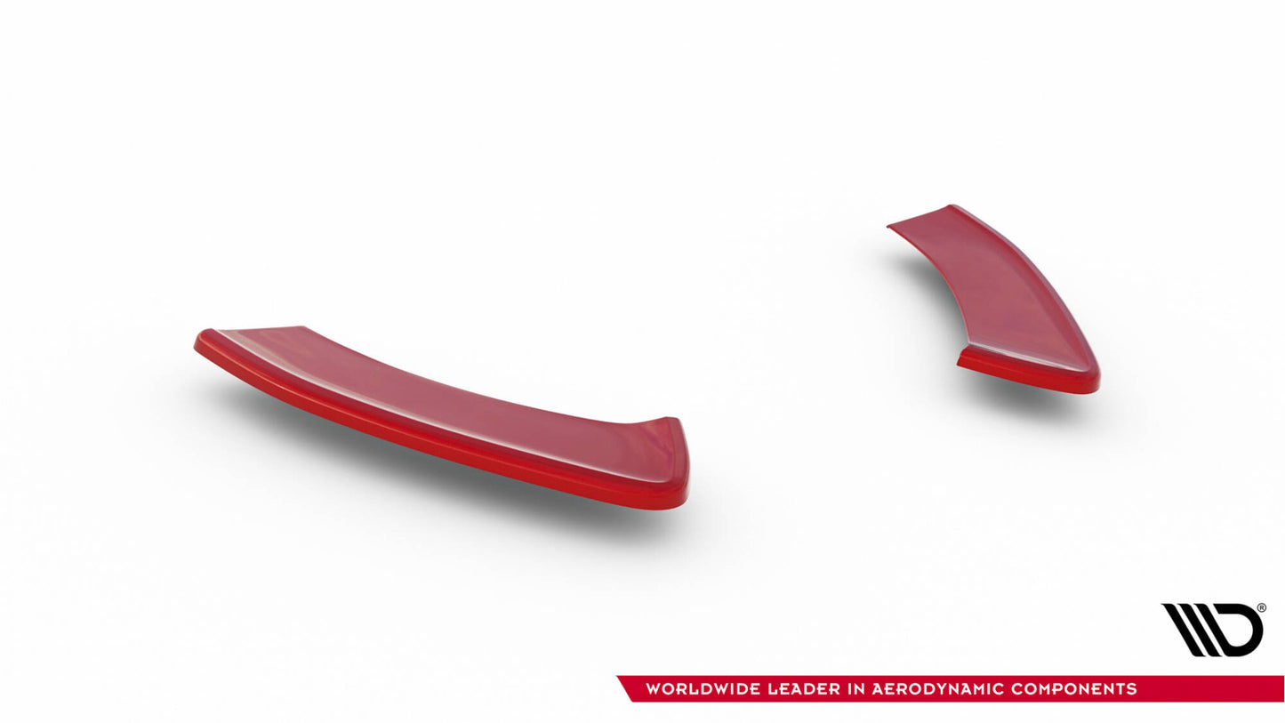 Heck Ansatz Flaps Diffusor V.2 für VW Golf GTI Mk7 Facelift schwarz Hochglanz