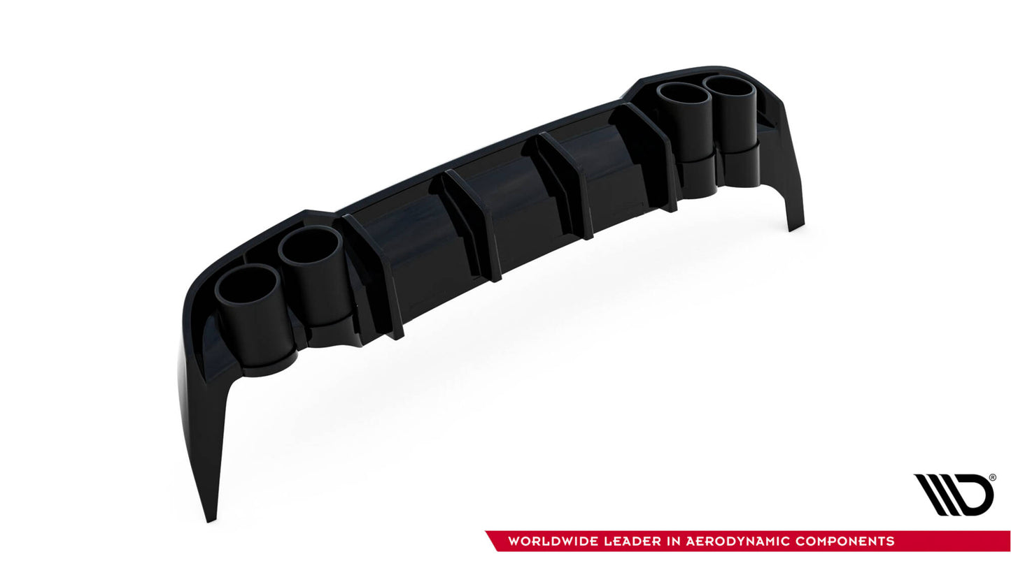 Diffusor Heck Ansatz + Endrohre für Seat Leon ST FR Mk4