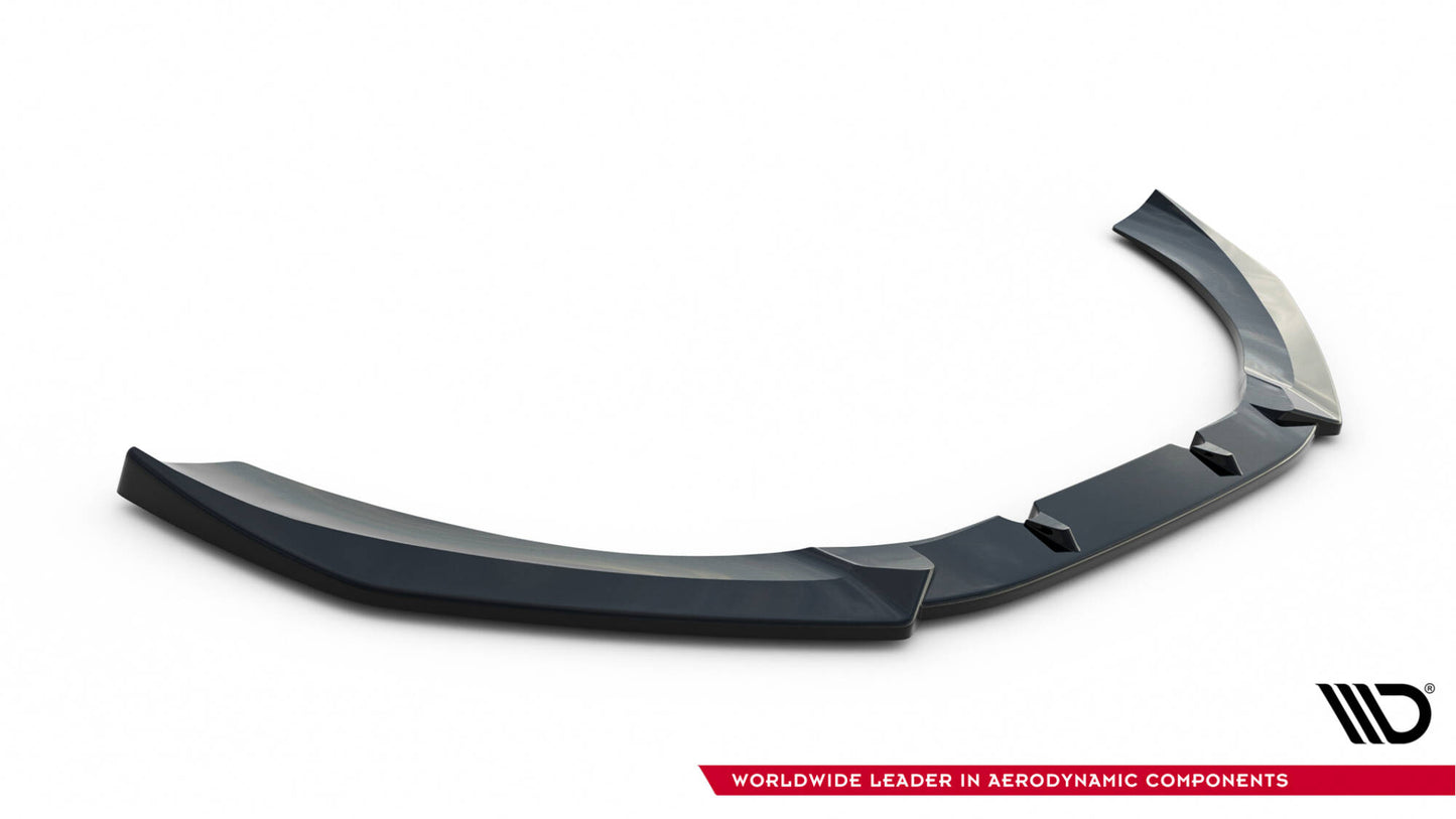Front Ansatz V.4 für Audi RS6 C7 / C7 Facelift schwarz Hochglanz