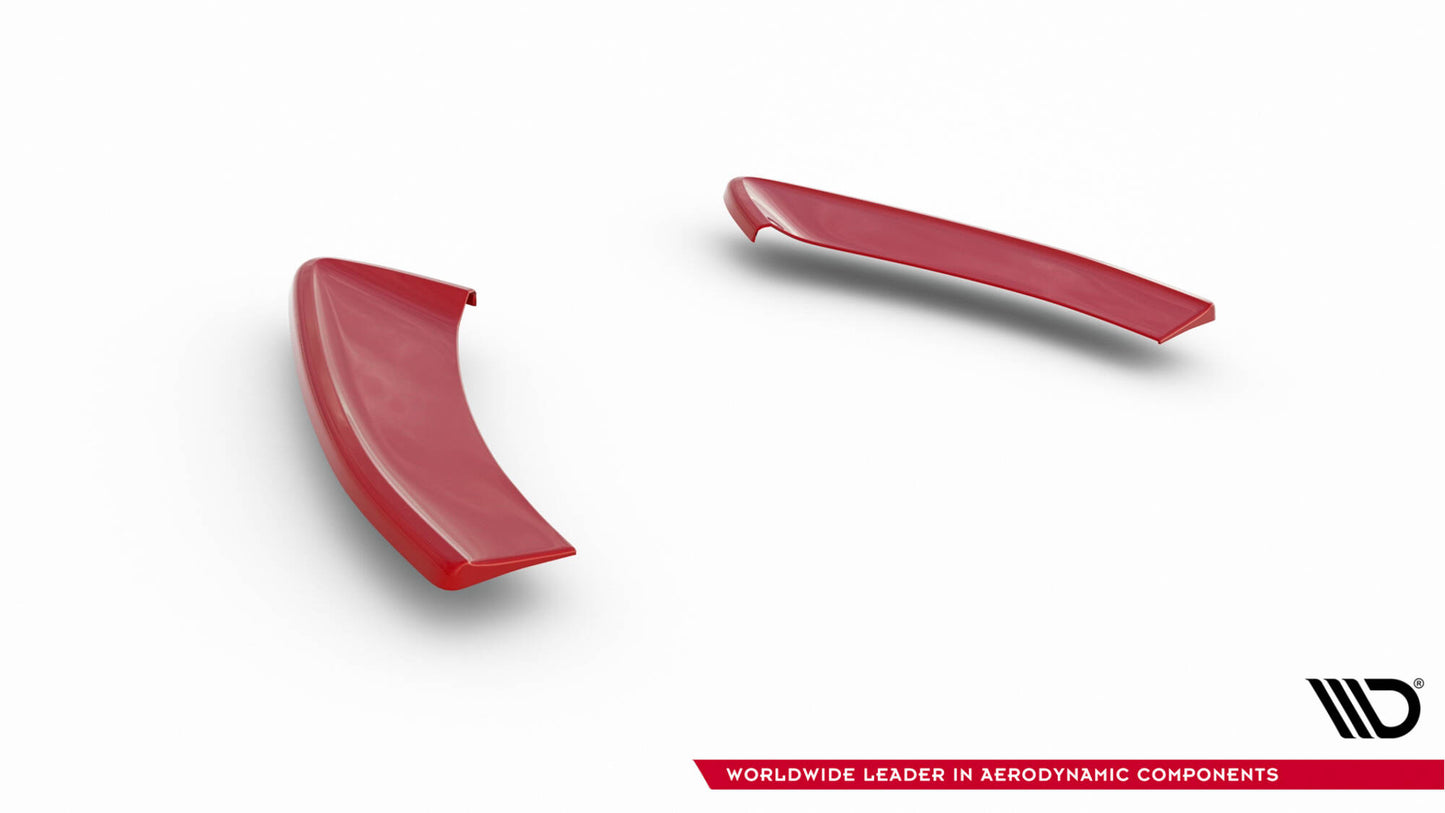 Heck Ansatz Flaps Diffusor V.2 für VW Golf GTI Mk7 Facelift schwarz Hochglanz