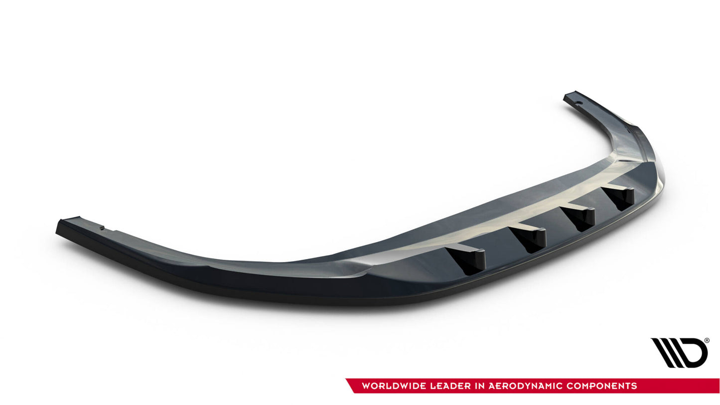 Front Ansatz V.5 für VW Golf GTI / GTE / R-Line Mk8 Facelift schwarz Hochglanz