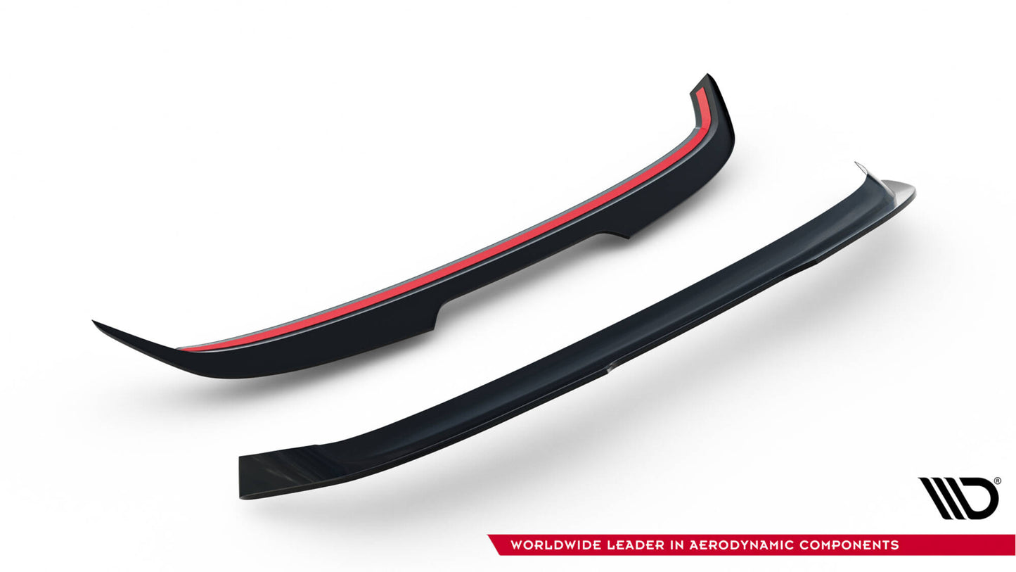 Spoiler CAP V.2 für VW Golf 7 R / R-Line / GTI schwarz Hochglanz