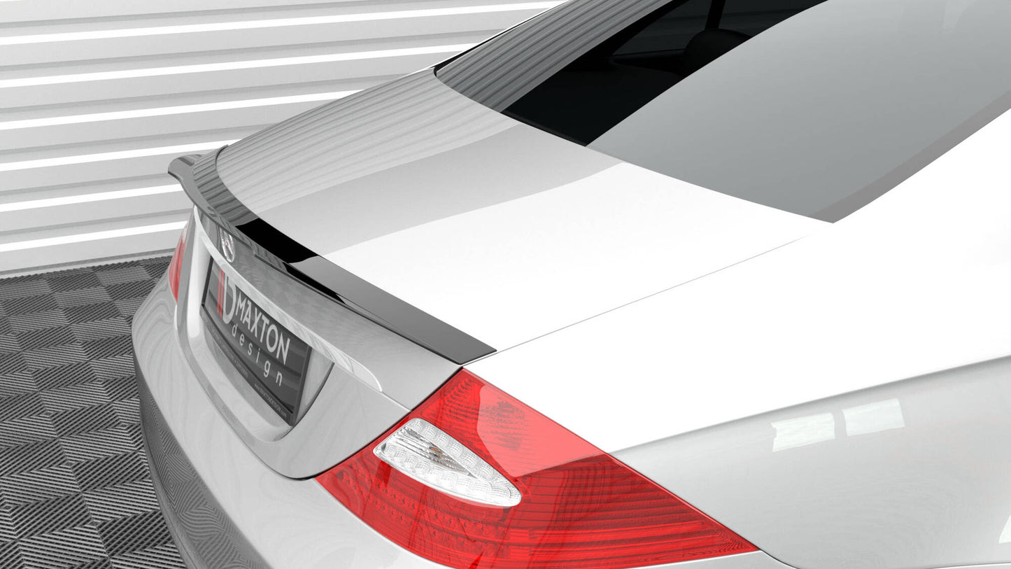 Spoiler CAP für Mercedes-Benz CLS C219 schwarz Hochglanz