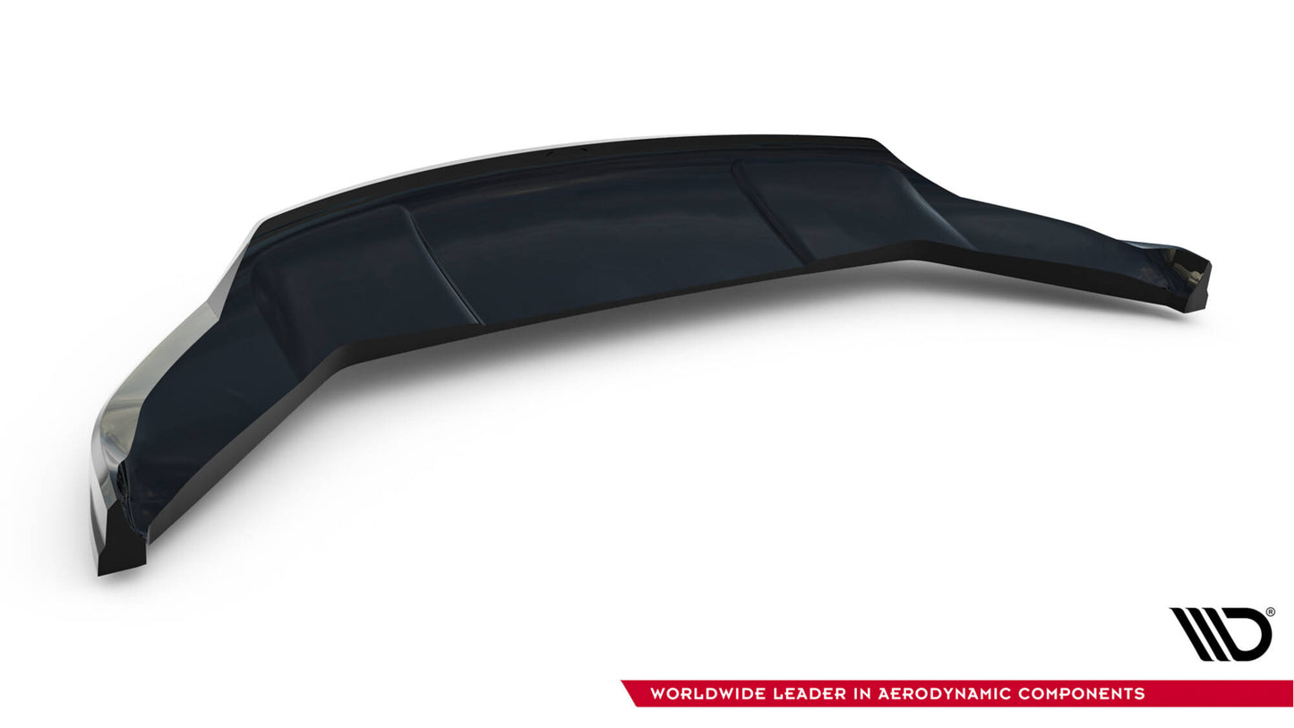 Front Ansatz V.3 für Tesla Model X Mk1 Facelift schwarz Hochglanz