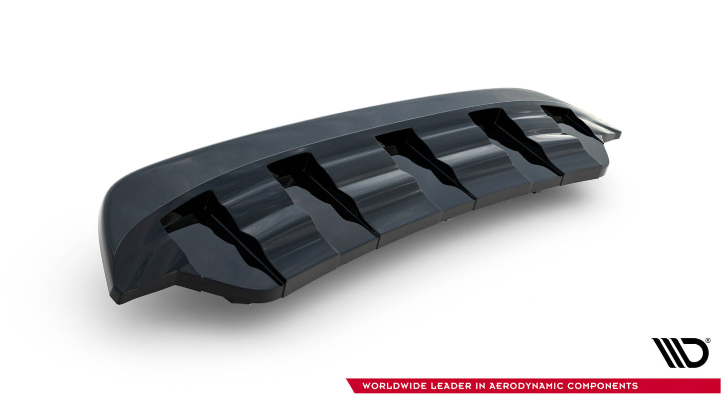 Mittlerer Cup Diffusor DTM Look Heck Ansatz für Lexus Rc Mk1 schwarz Hochglanz