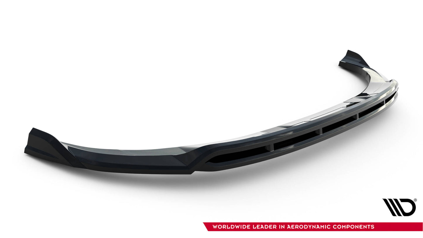 Front Ansatz für Audi e-Tron S-Line schwarz Hochglanz