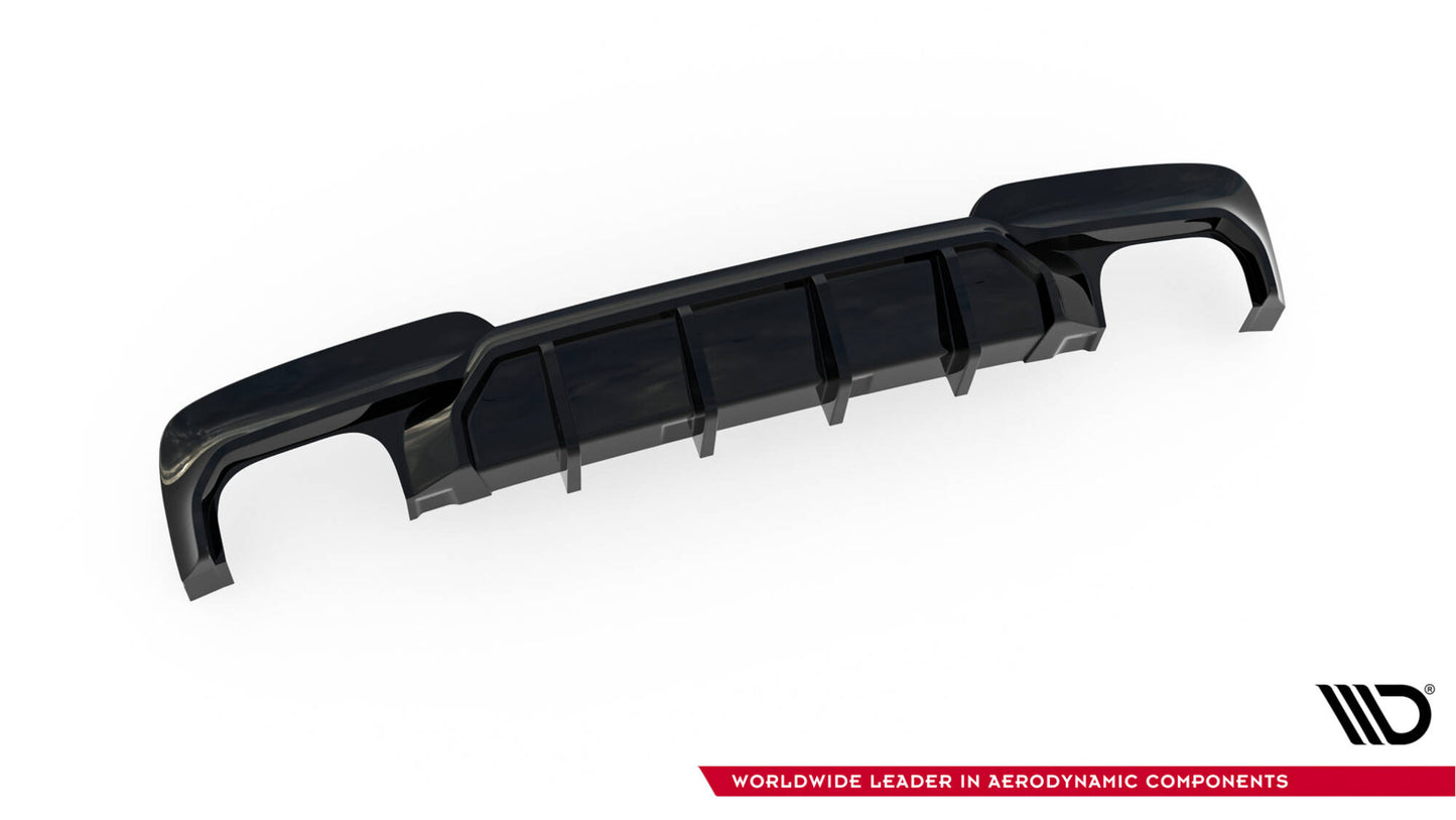 Diffusor Heck Ansatz V.2 für BMW 5er M-Paket F10 / F11 (Doppelauspuff li. re.)