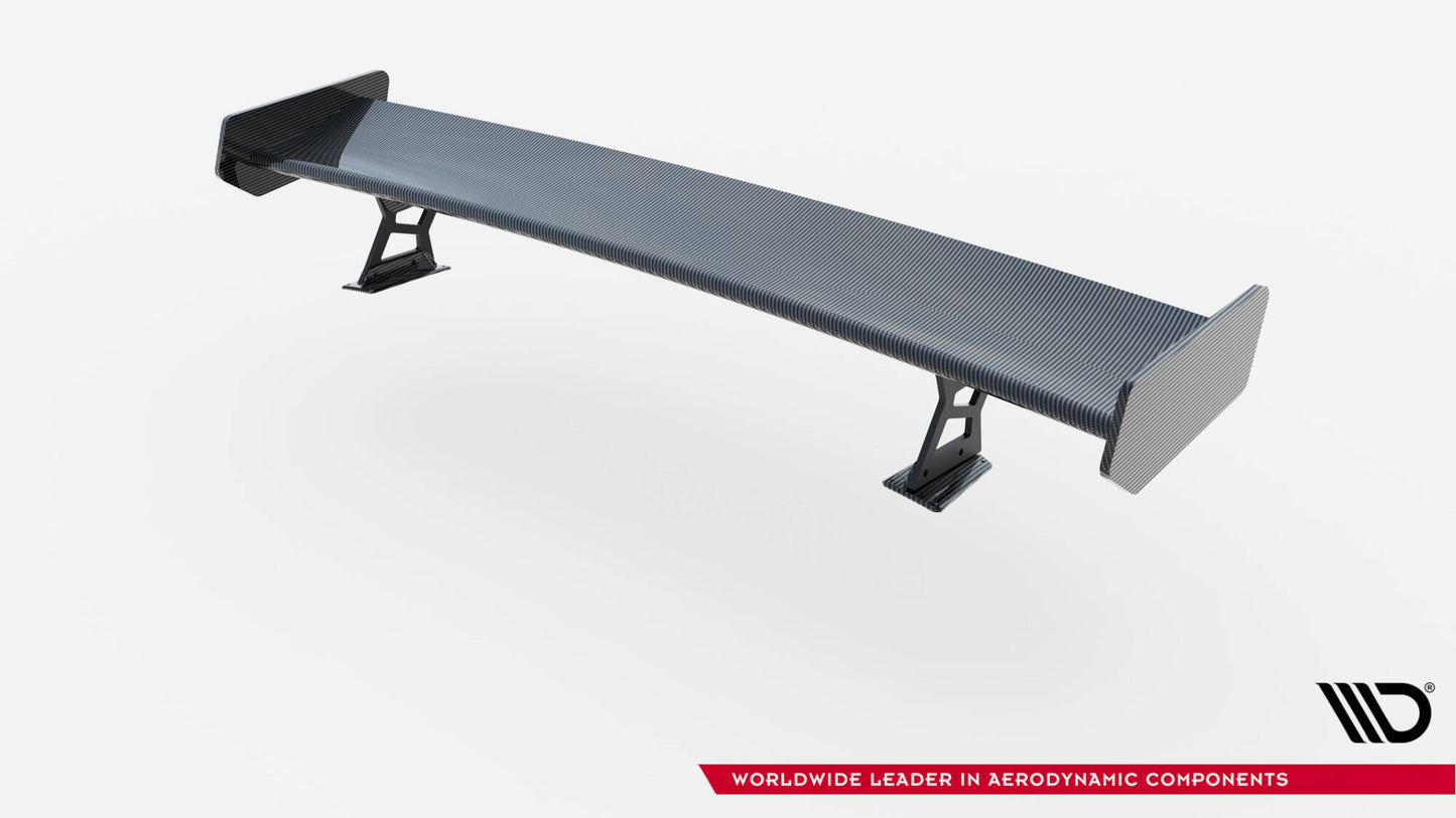 Carbon Spoiler With External Brackets Uprights BMW 3er Coupe E46