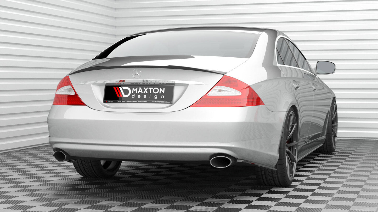 Spoiler CAP für Mercedes-Benz CLS C219 schwarz Hochglanz