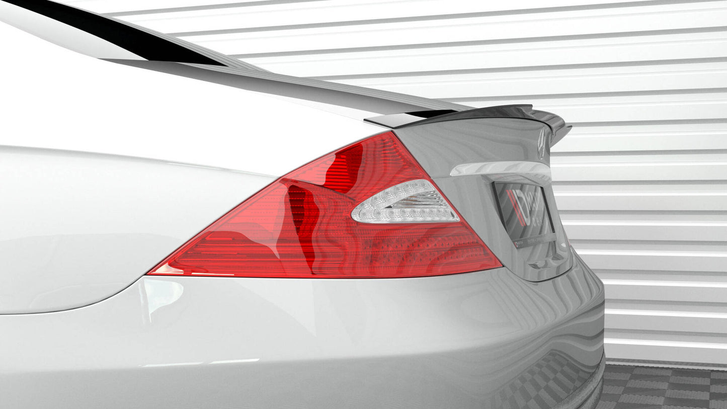 Spoiler CAP für Mercedes-Benz CLS C219 schwarz Hochglanz