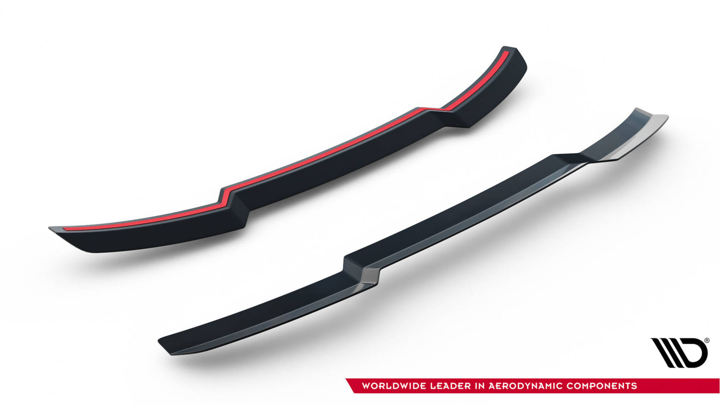 Spoiler CAP V.1 für Audi RS6 C7 / C7 Facelift schwarz Hochglanz