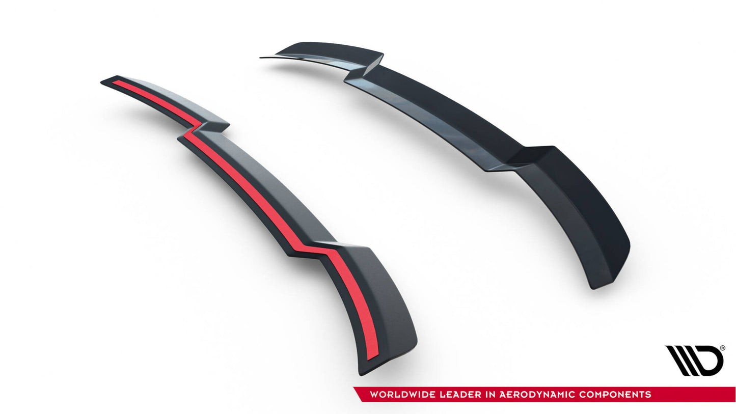 Spoiler CAP V.1 für Audi RS6 C7 / C7 Facelift schwarz Hochglanz