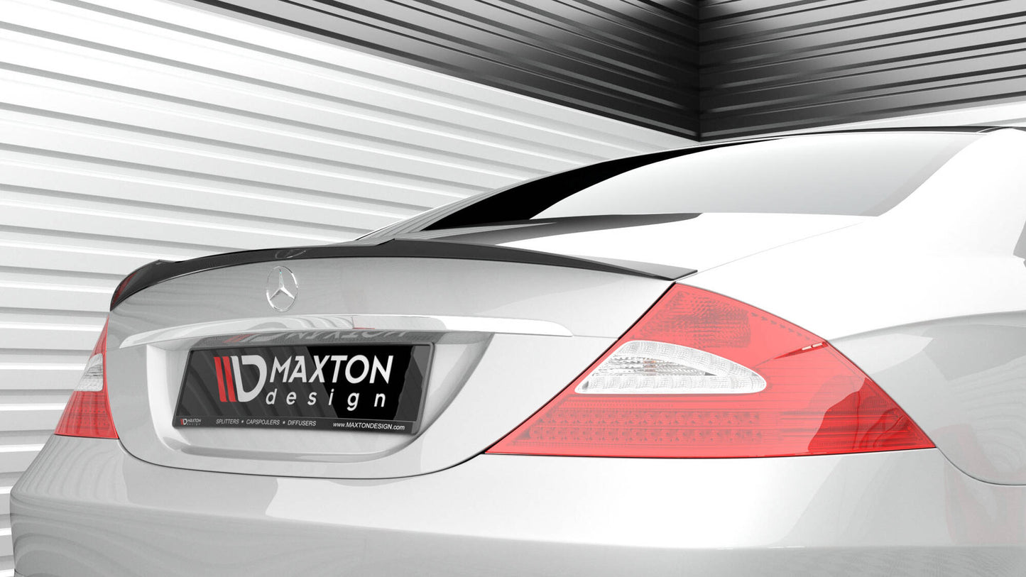 Spoiler CAP für Mercedes-Benz CLS C219 schwarz Hochglanz