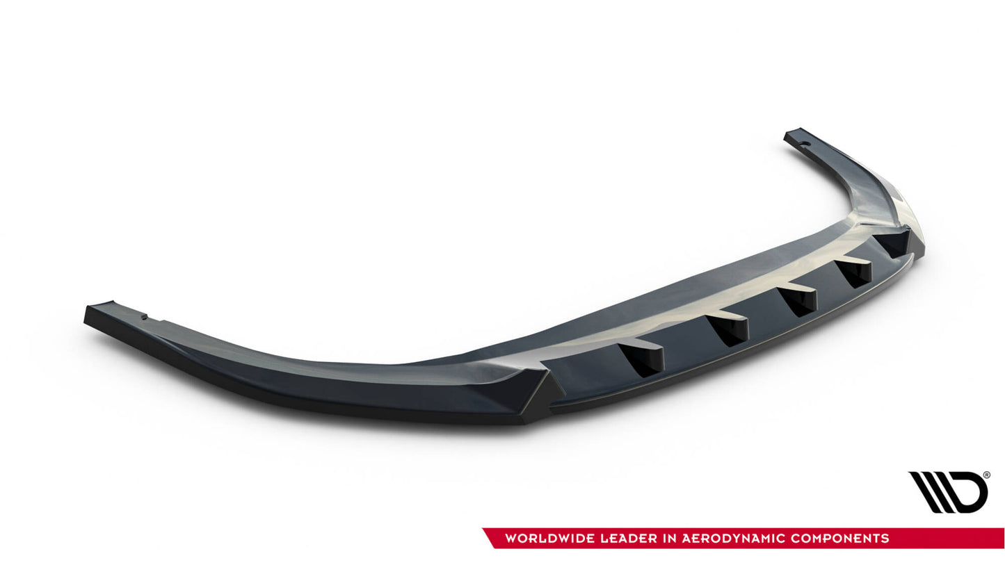 Front Ansatz V.2 für VW Golf GTI / GTE / R-Line Mk8 Facelift schwarz Hochglanz
