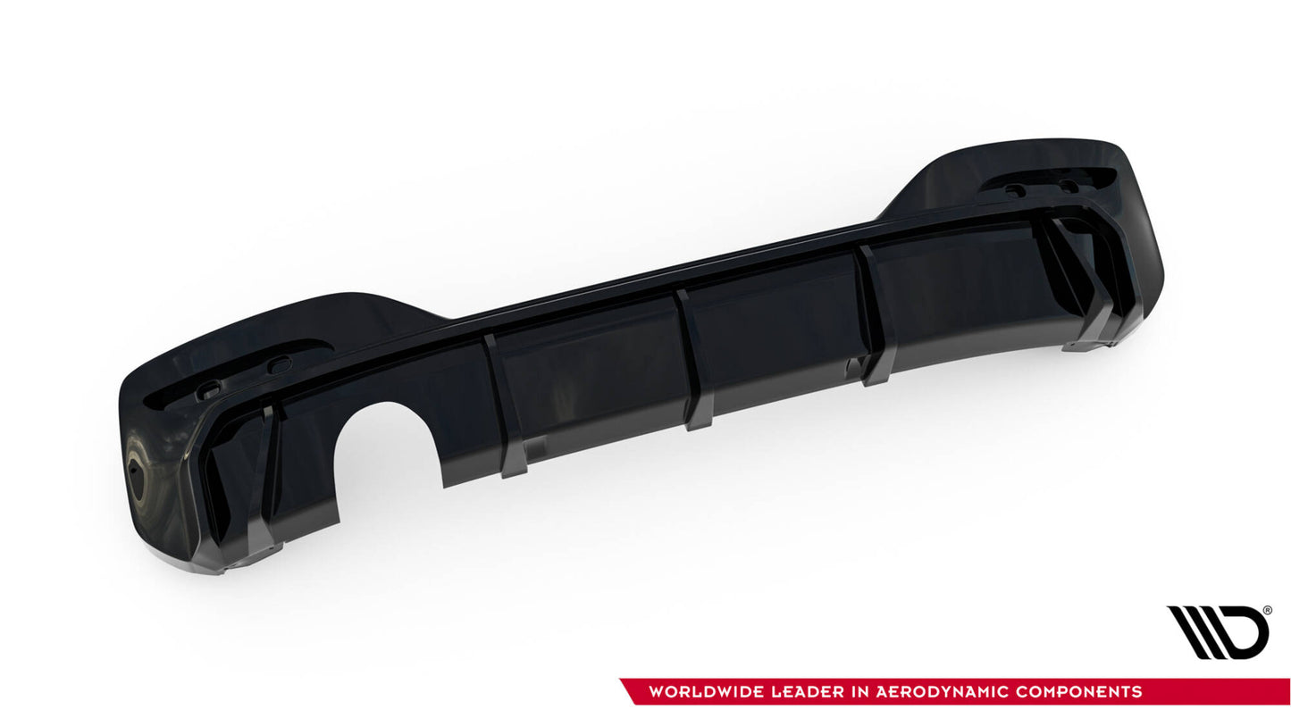 Diffusor Heck Ansatz V.3 für BMW 1er M-Paket F20 Facelift (Einzelauspuff li.)